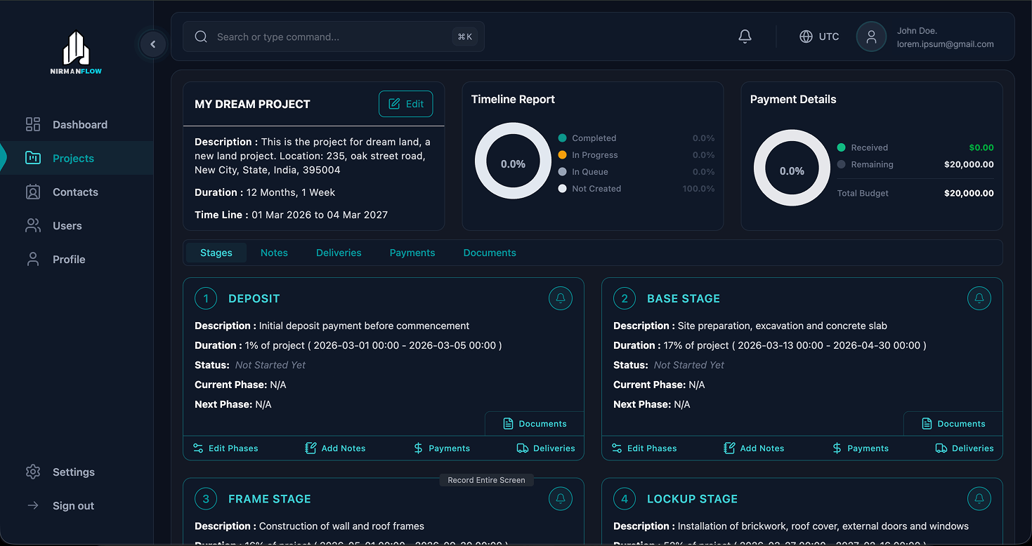Civion Dashboard